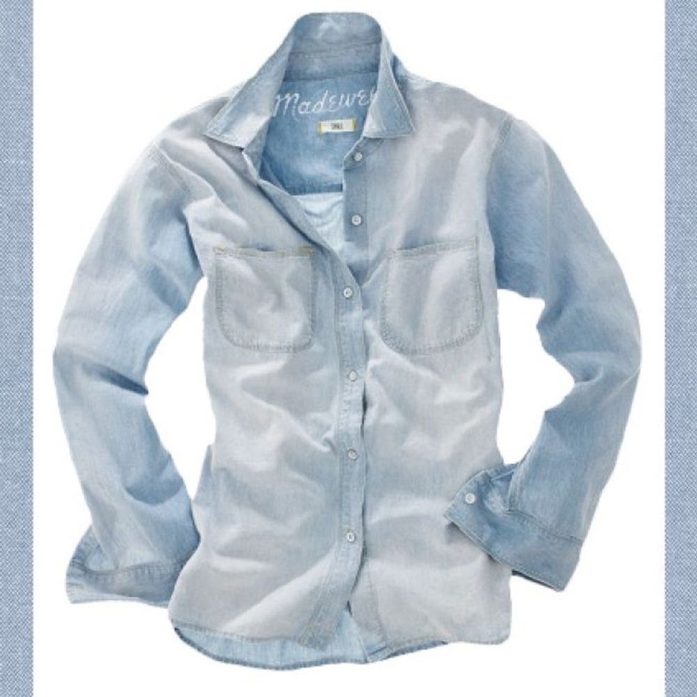 Madewell Perfect Chambray Ex BF Shirt